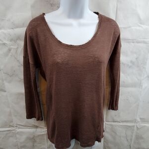 Maurices Size Small Macrame Brown Open Back